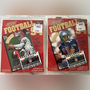 Never Opened Sealed 1994 set of 2 NFL cards